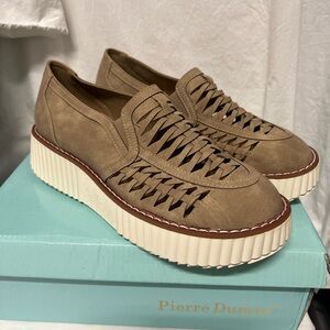 Pierre Dumas Annie Slip On  in Taupe Size 10